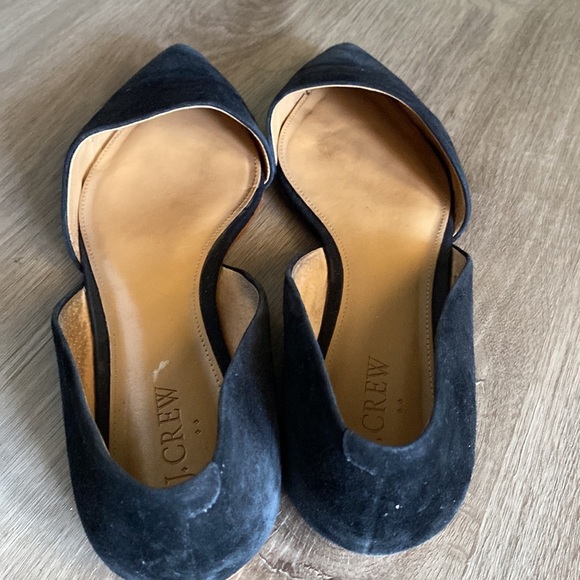 J. Crew Suede Black Flats - Picture 5 of 8